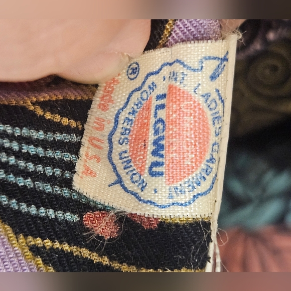 RARE Vintage Jane Schaffhausen Belle France Women's Velvety Floral Prairie Dress - Picture 11 of 11